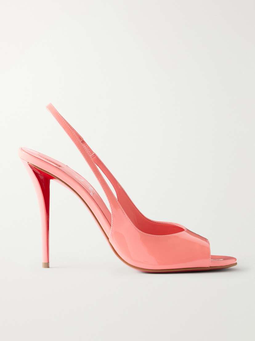 Christian Louboutin Sofia Z 100 Leather Slingback Sandals