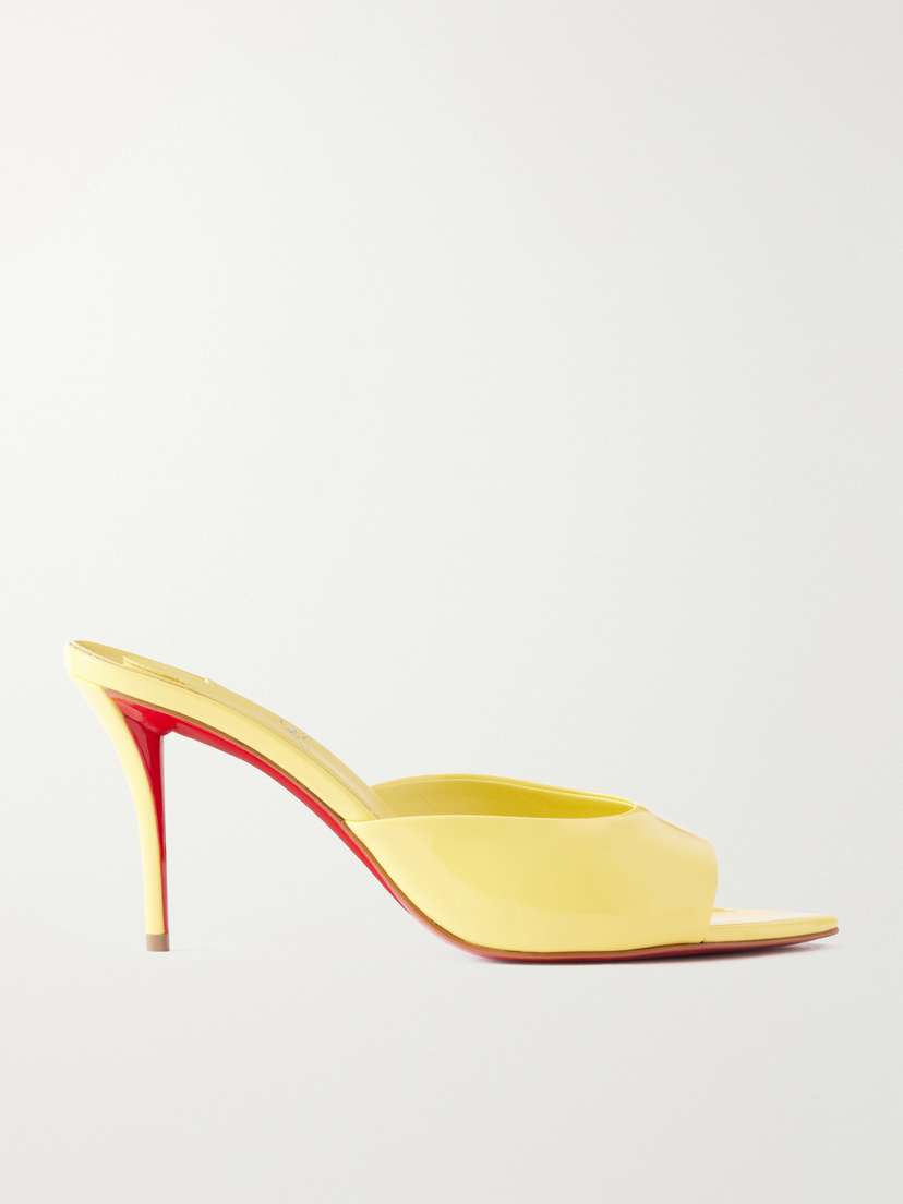Christian Louboutin Miss Z 80 Leather Mules