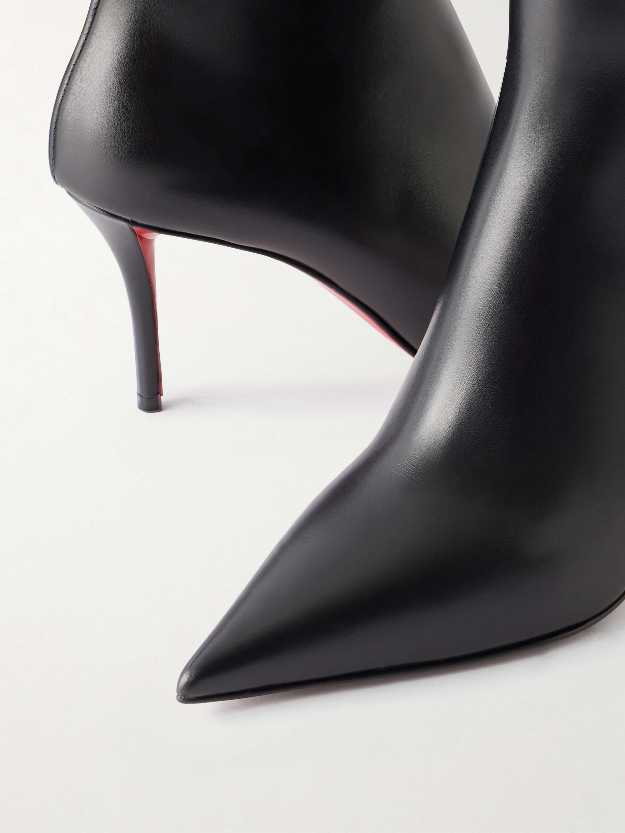 CHRISTIAN LOUBOUTIN Miss Z 80 leather ankle boots | NET-A-PORTER