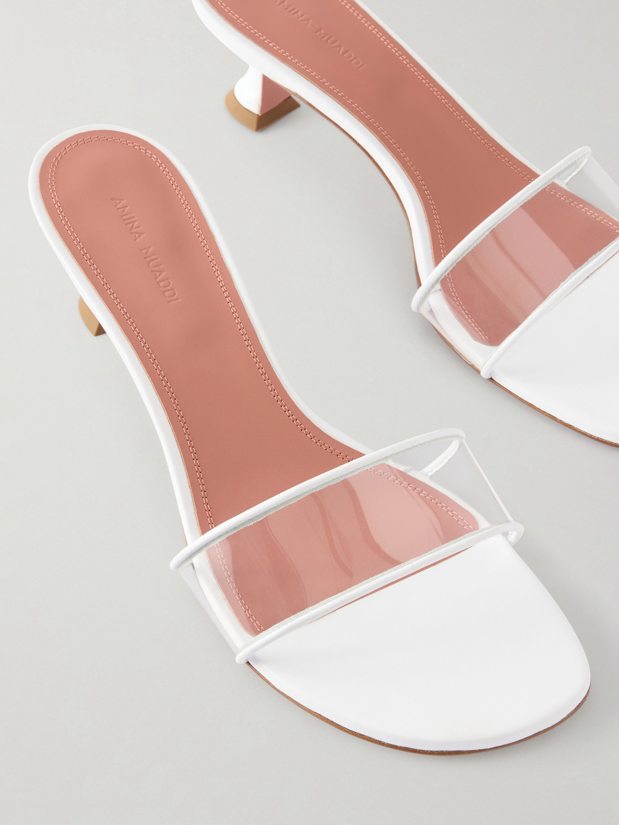 Andreea 45 Leather-Trimmed Pvc Sandals