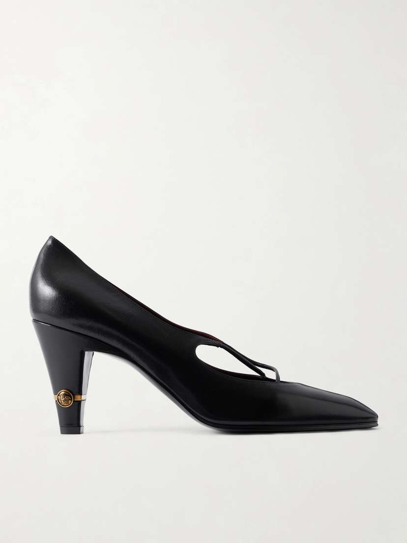 Versace Giulietta Leather Pumps