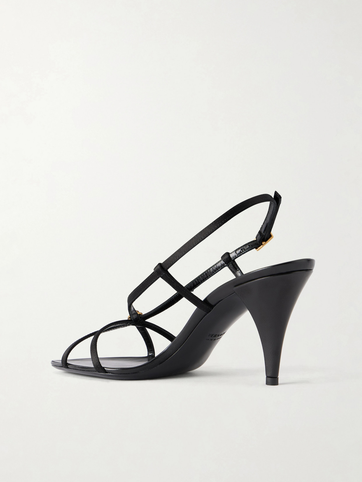 80 Satin Logo-Embellished Sandals