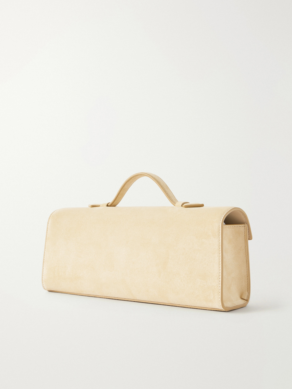 Slim Symmetry Suede Tote