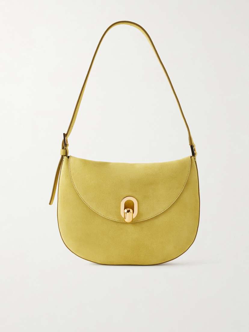 Savette Tondo Small Suede Shoulder Bag