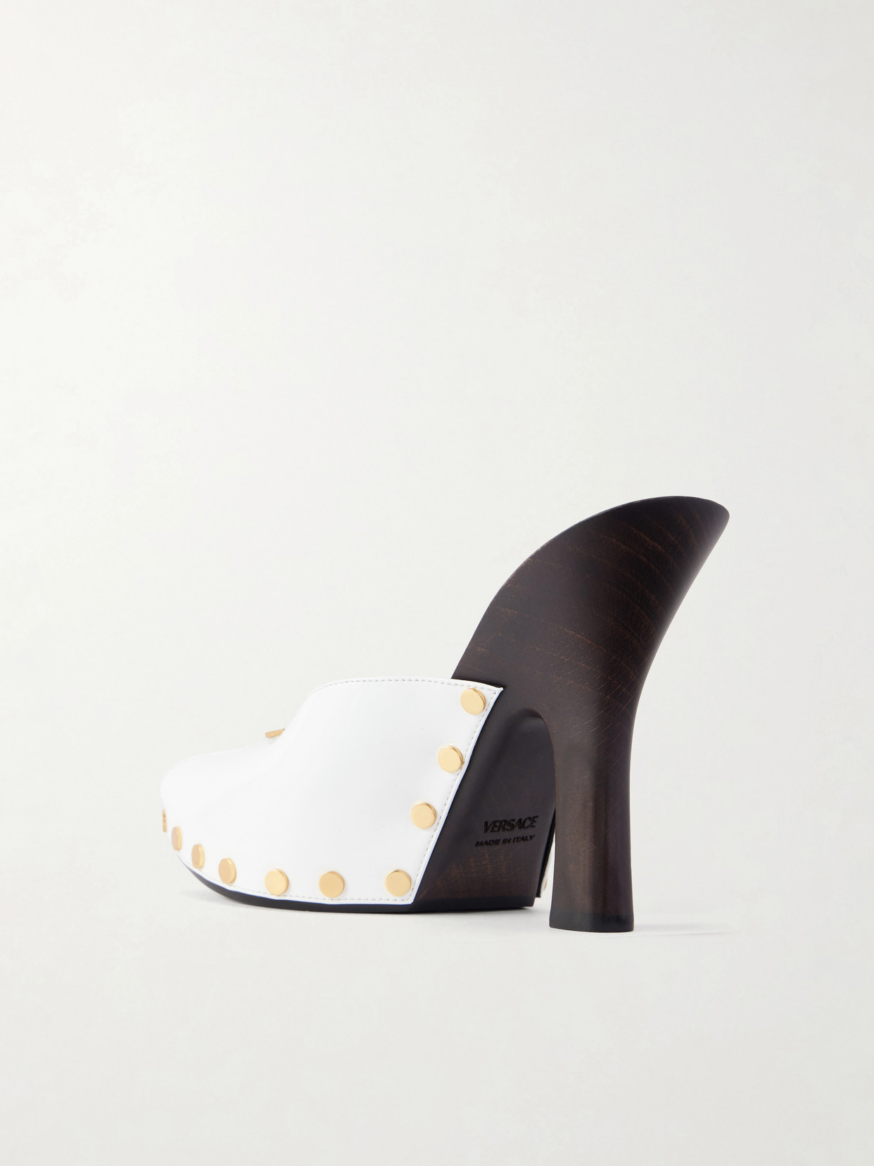 Sassi Patent-Leather Clogs