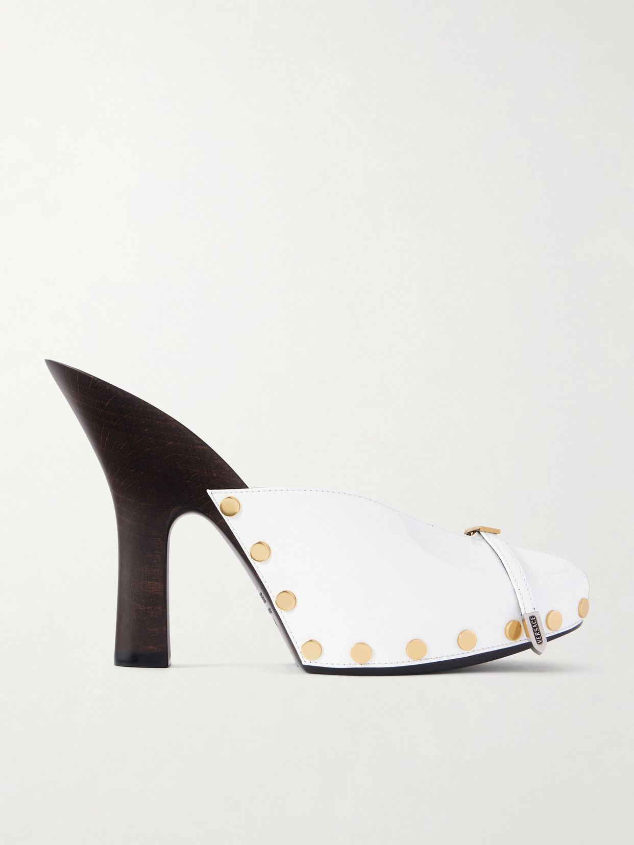 Sassi Patent-Leather Clogs