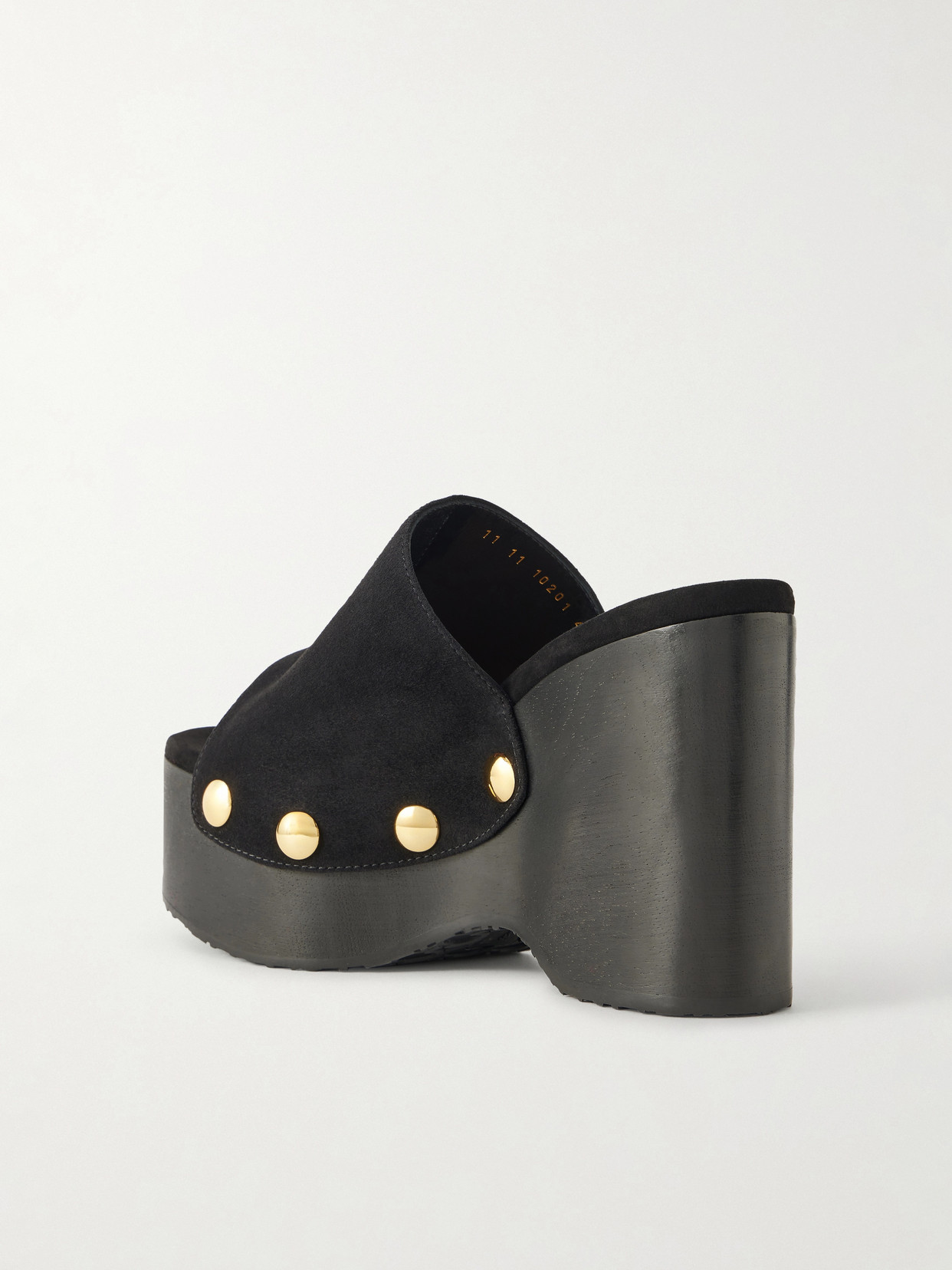 Ardèa 60 Studded Suede Platform Wedge