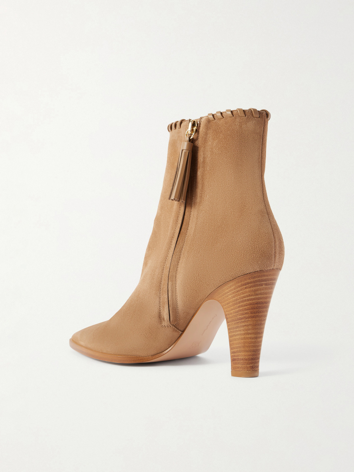 Whipstitched Ankle Boots