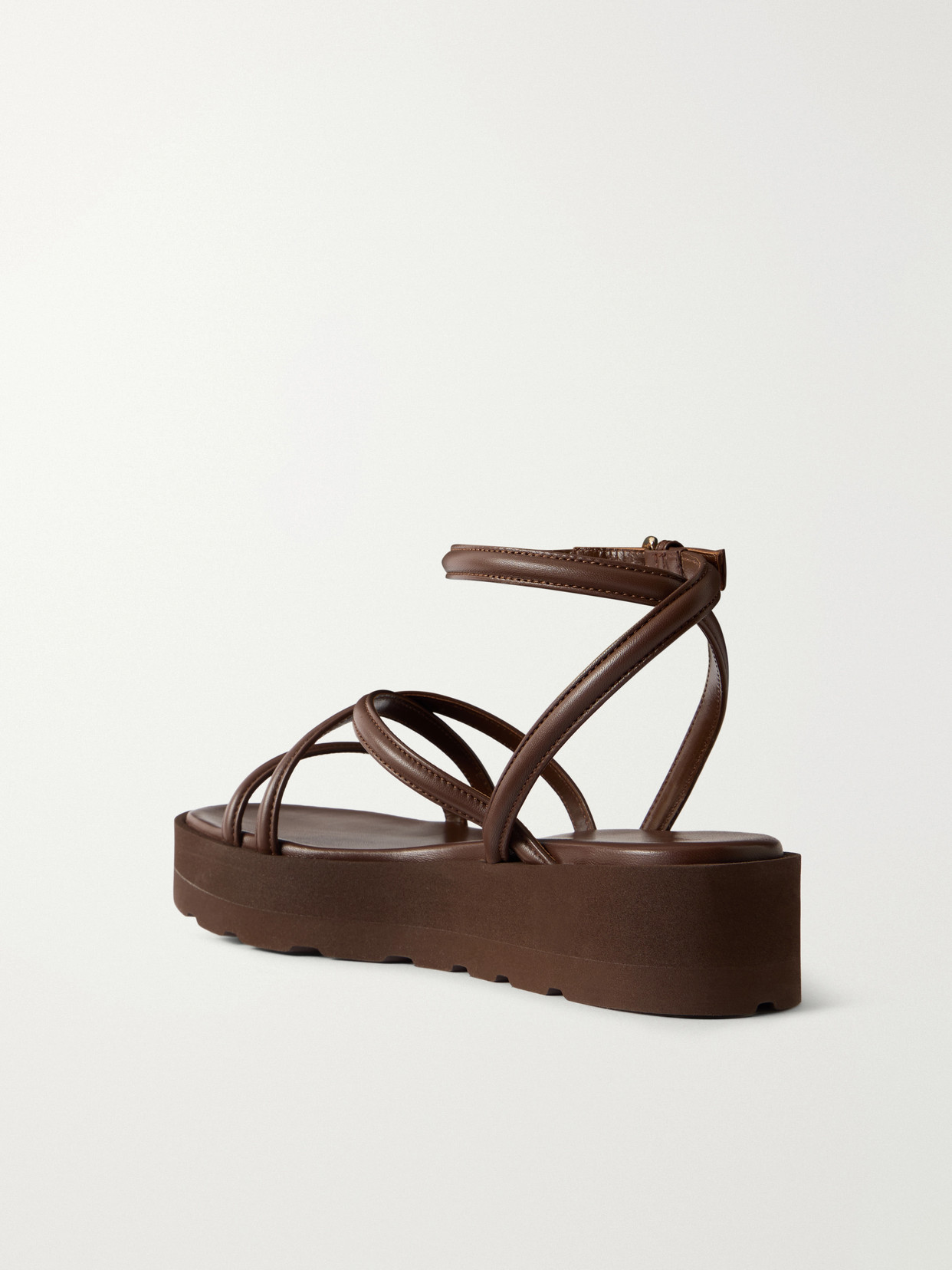 Leather Platform Sandals
