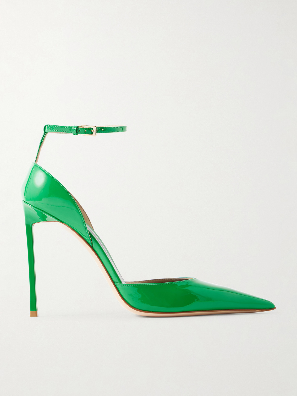 Tom Ford Patent-leather Pumps In Green