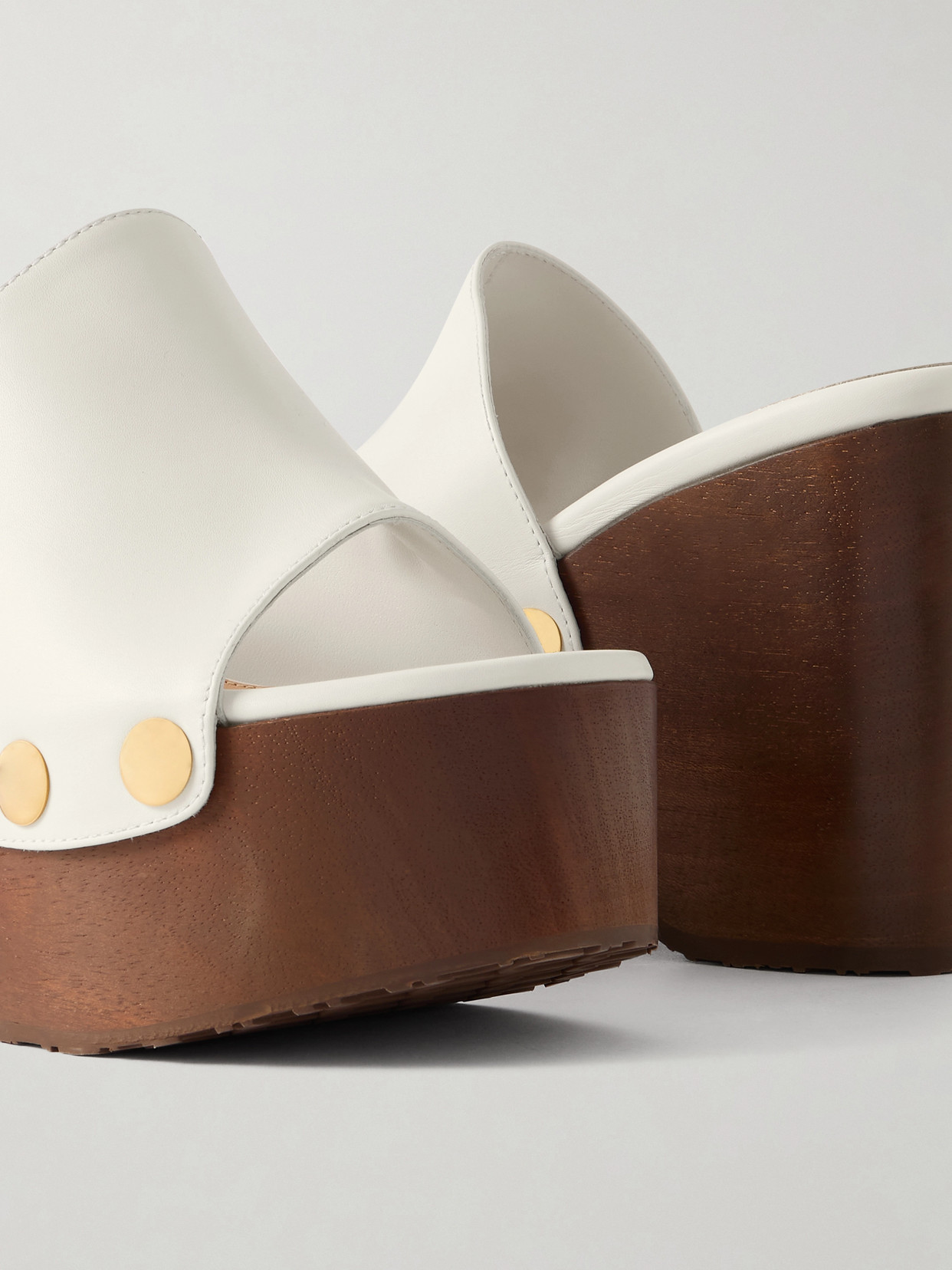 Ardèa 60 Studded Leather Platform Wedge
