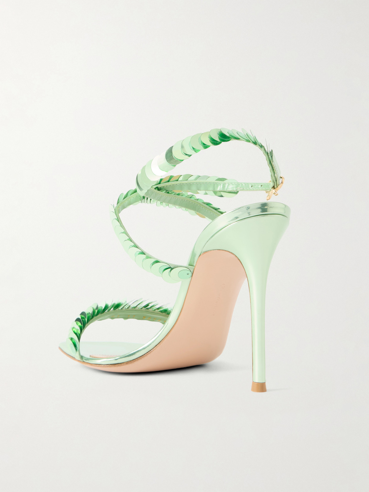 95 Sequin-Embellished Sandals
