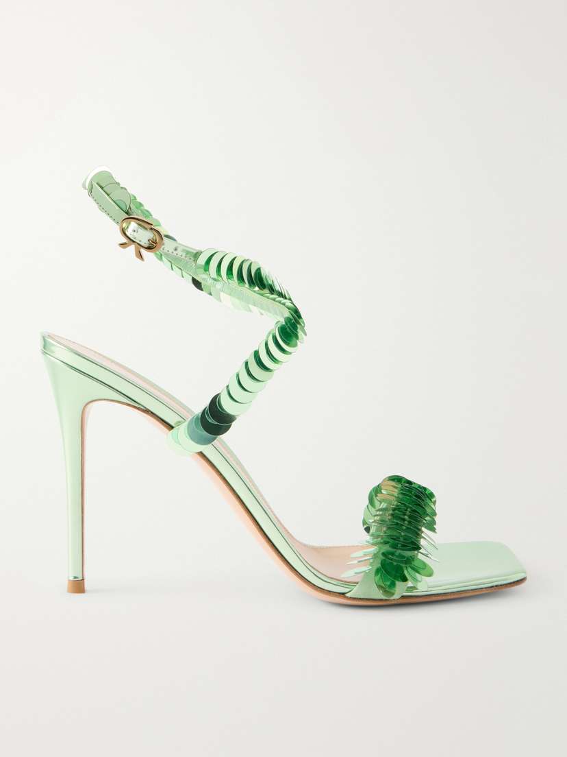 Gianvito Rossi Sequin-embellished Sandals
