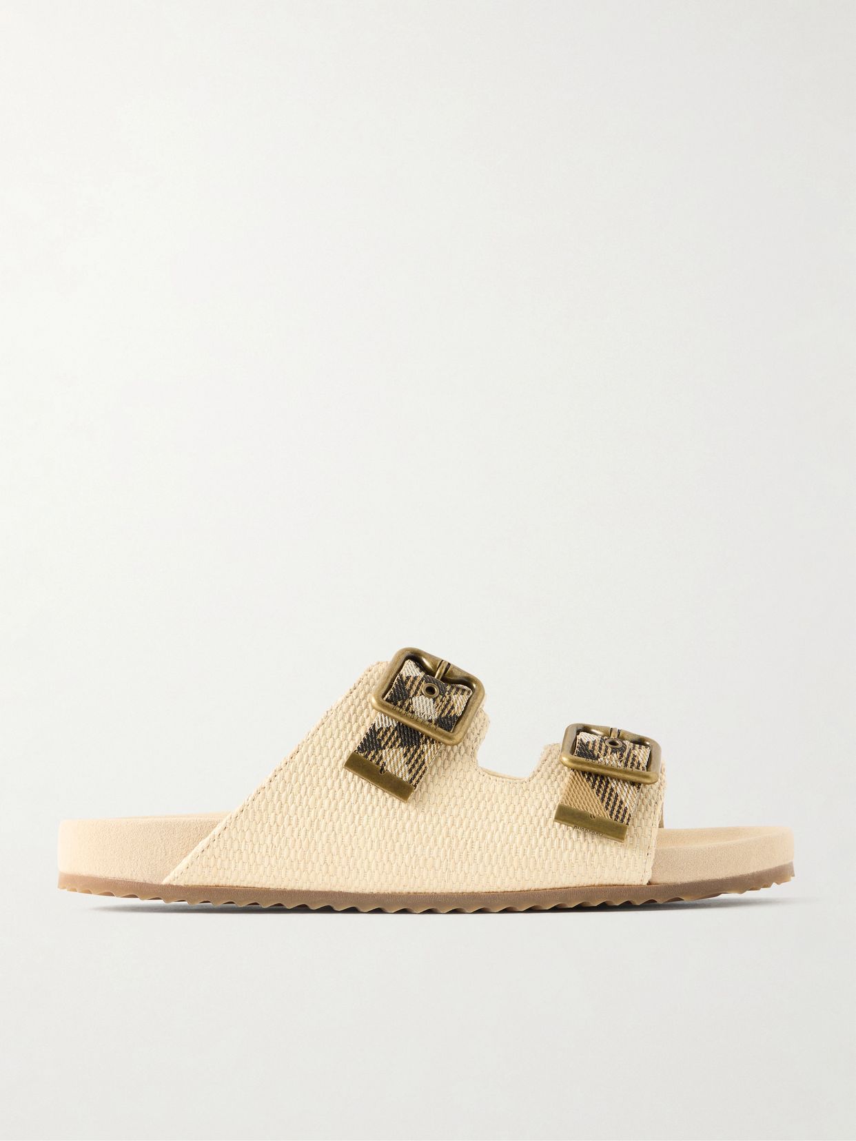 Burberry Urchin woven raffia sandals