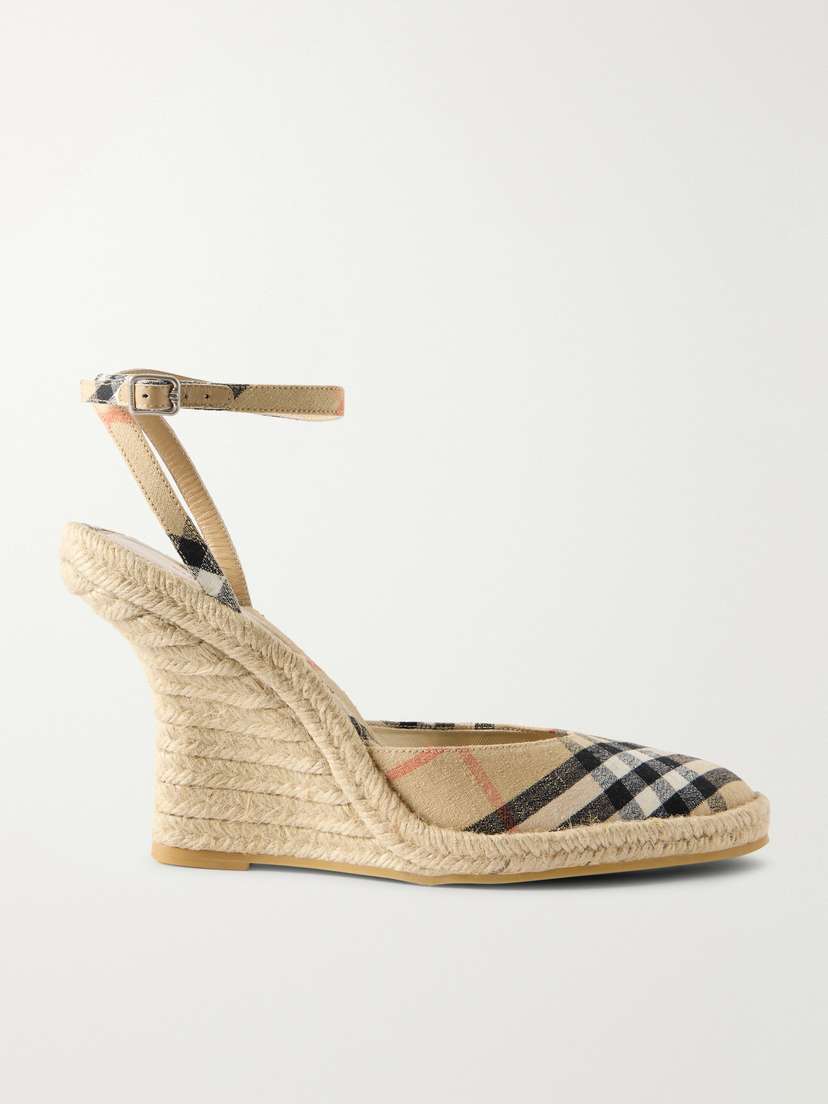 Burberry Lf Mews 90 Espadrille Wedges