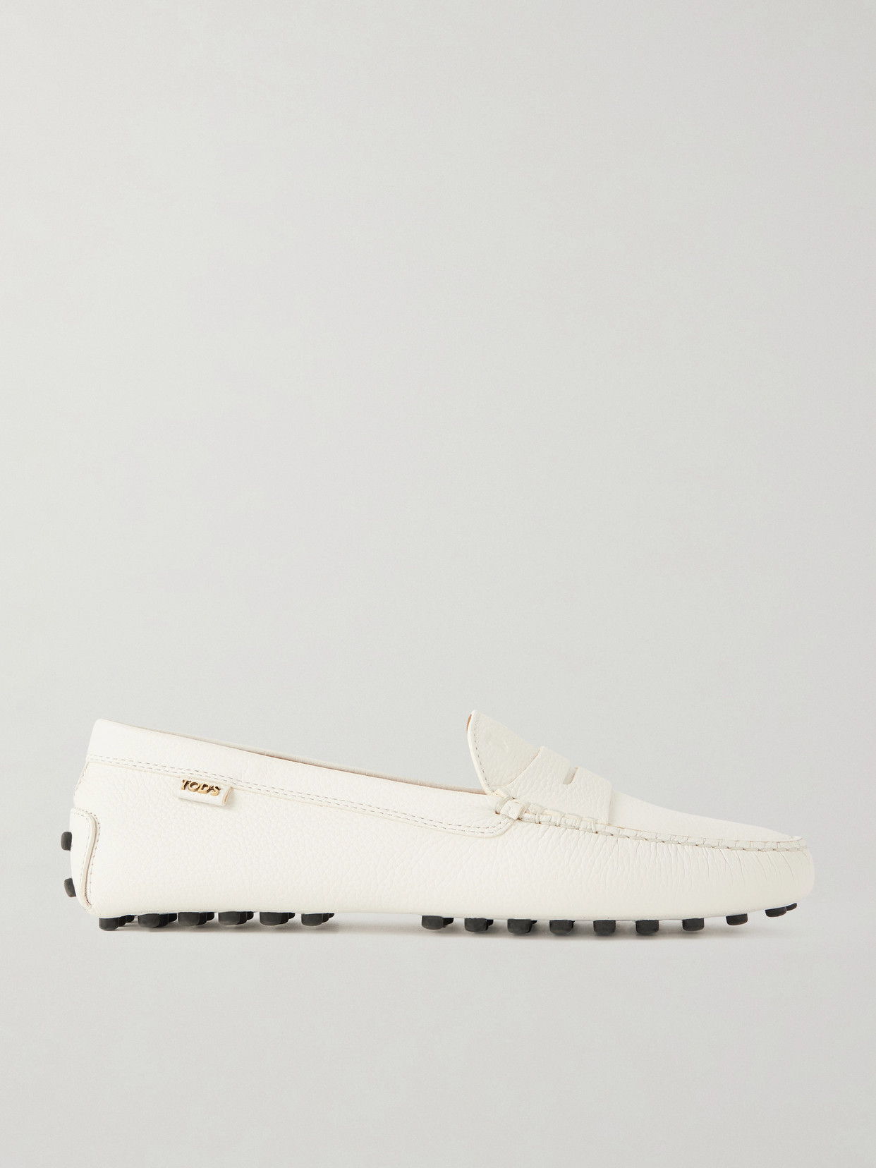 Tod's Gommino Textured-leather Loafers In Multi