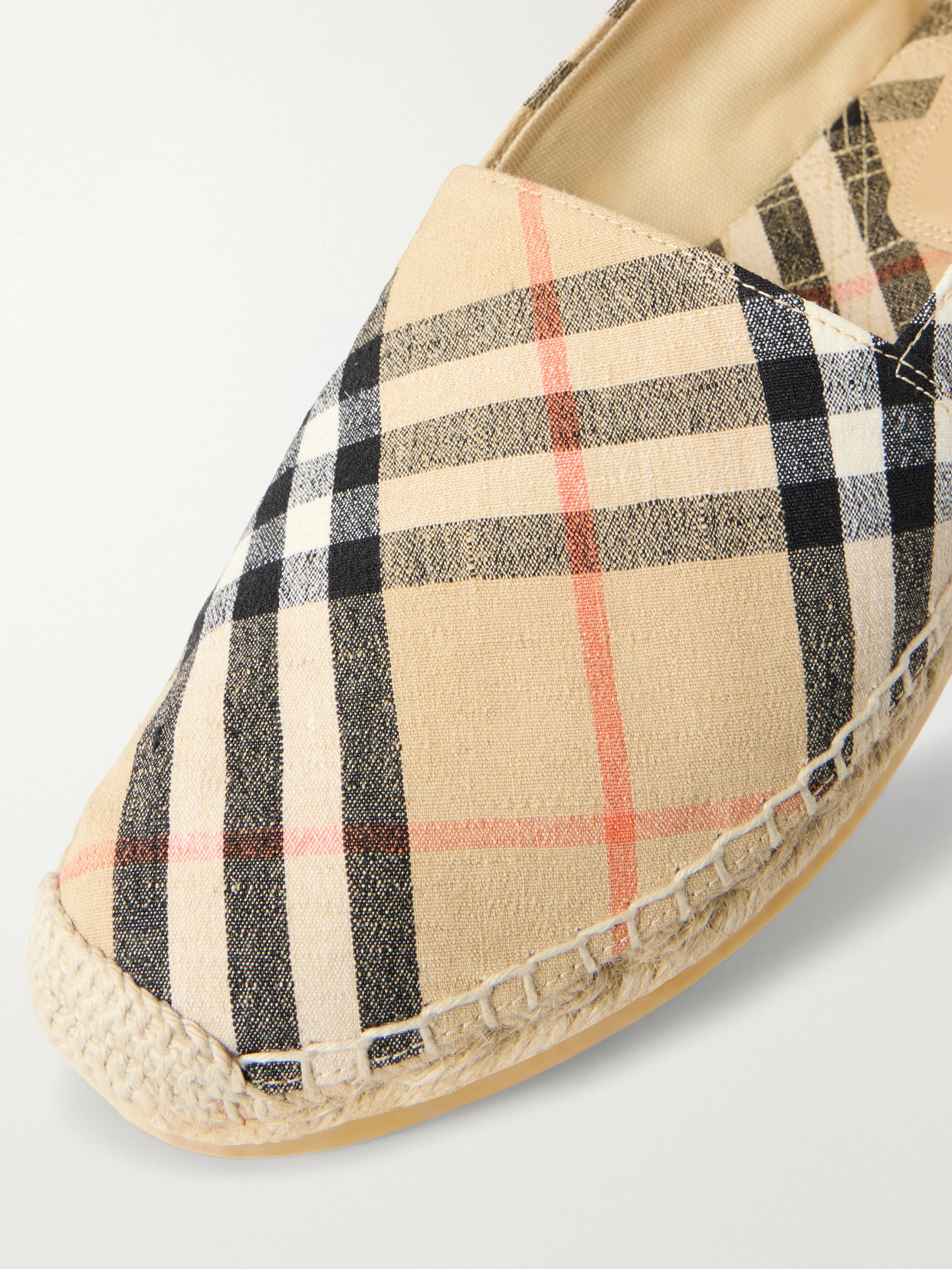 Burberry Women Embroidered Canvas Espadrilles In Multi