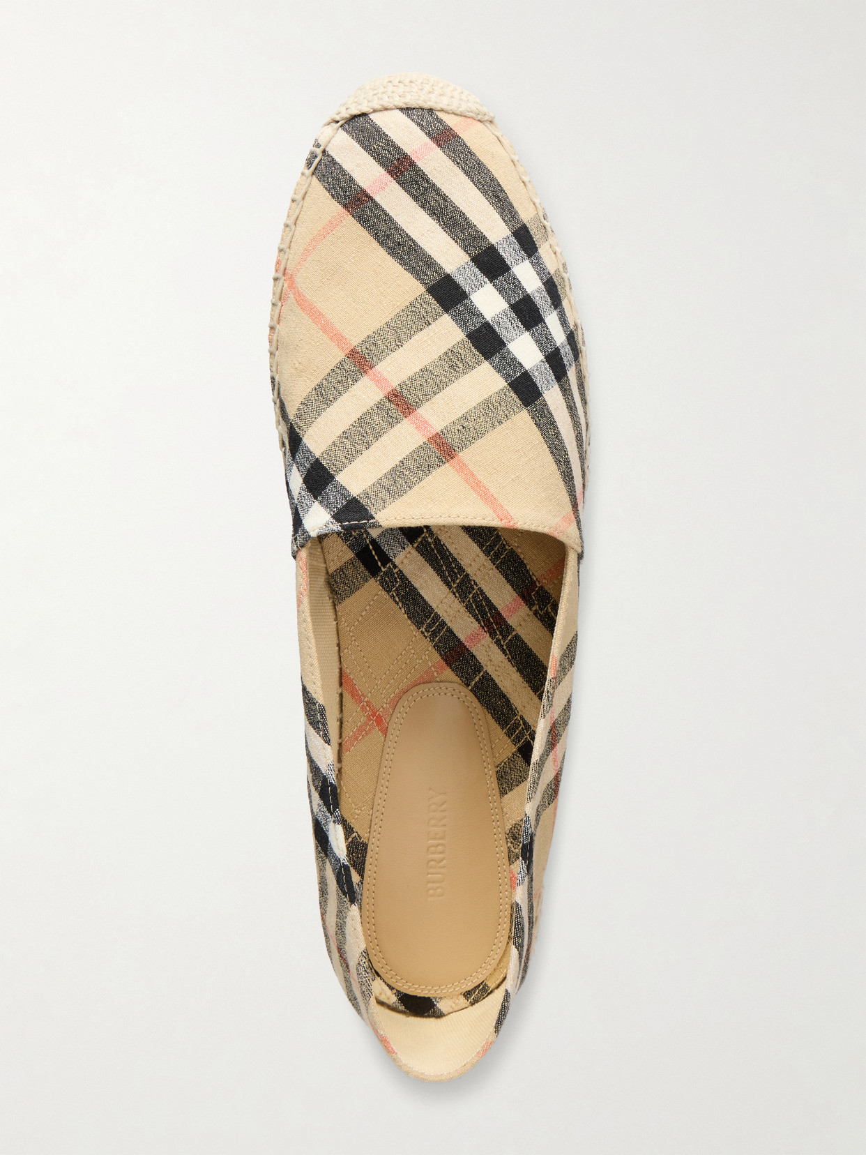 Burberry Women Embroidered Canvas Espadrilles In Multi