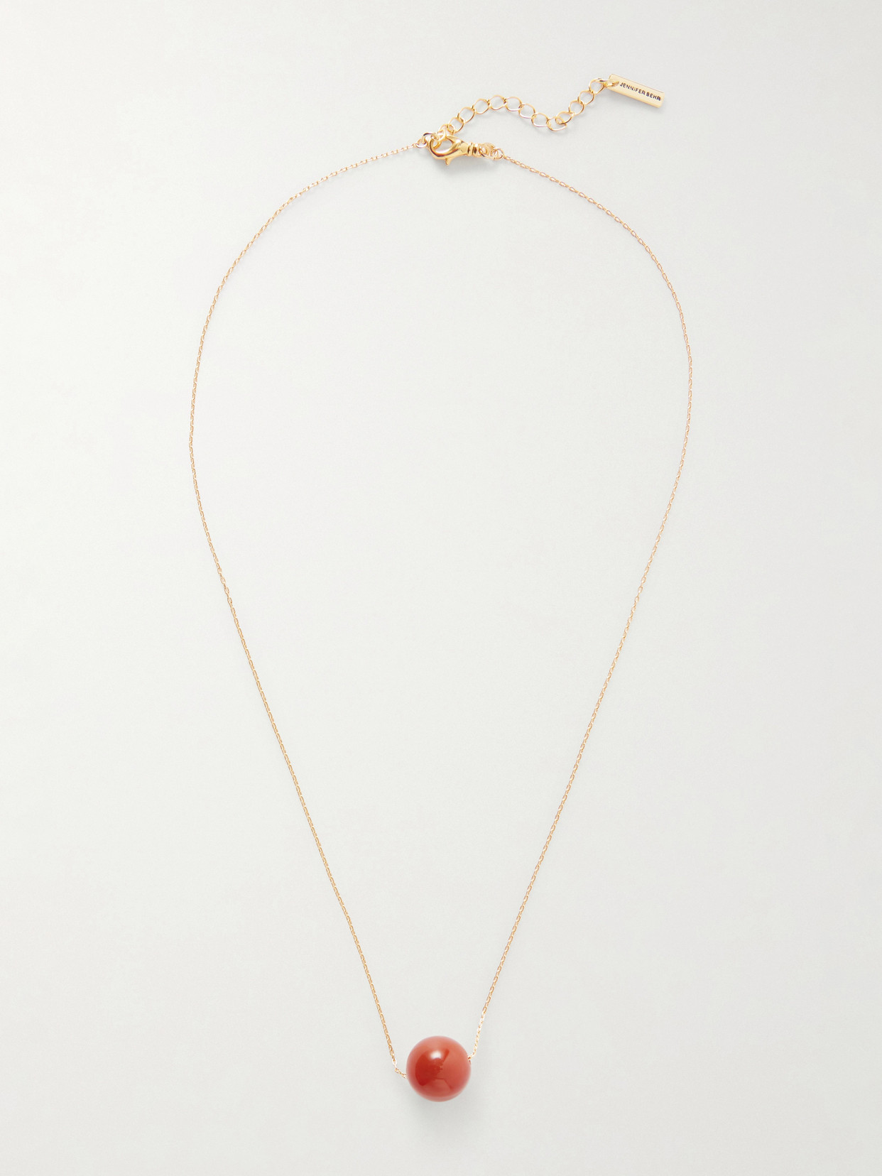 Jennifer Behr Silver-tone Crystal Necklace In Gold