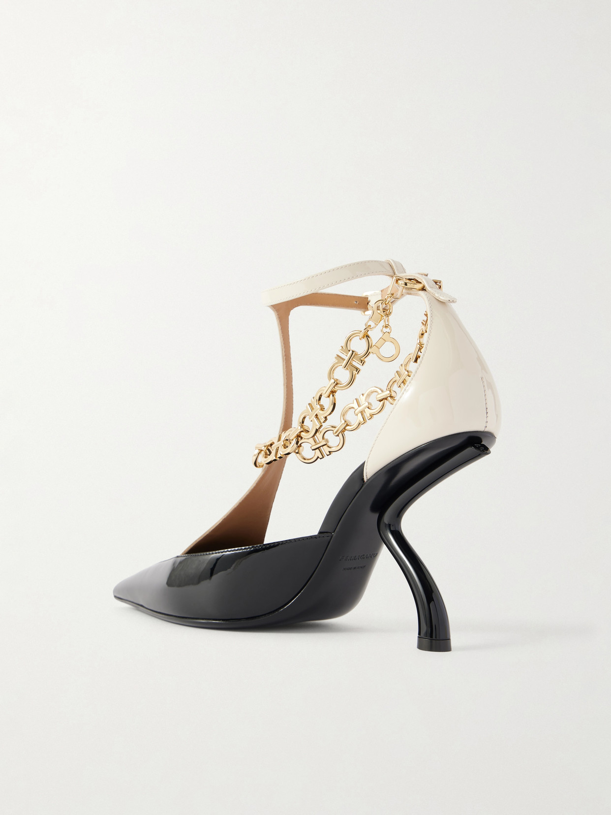 Ruby Embellished Two-Tone Pumps