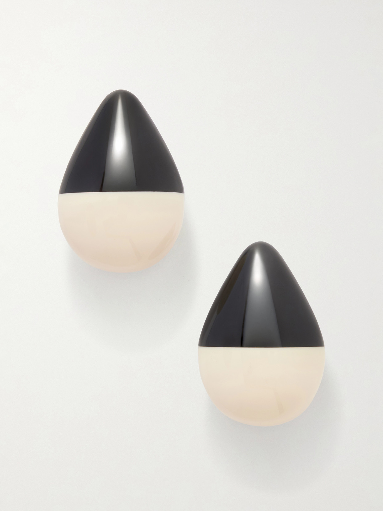 Julietta Opus Rhodium-plated Resin Earrings In Multi