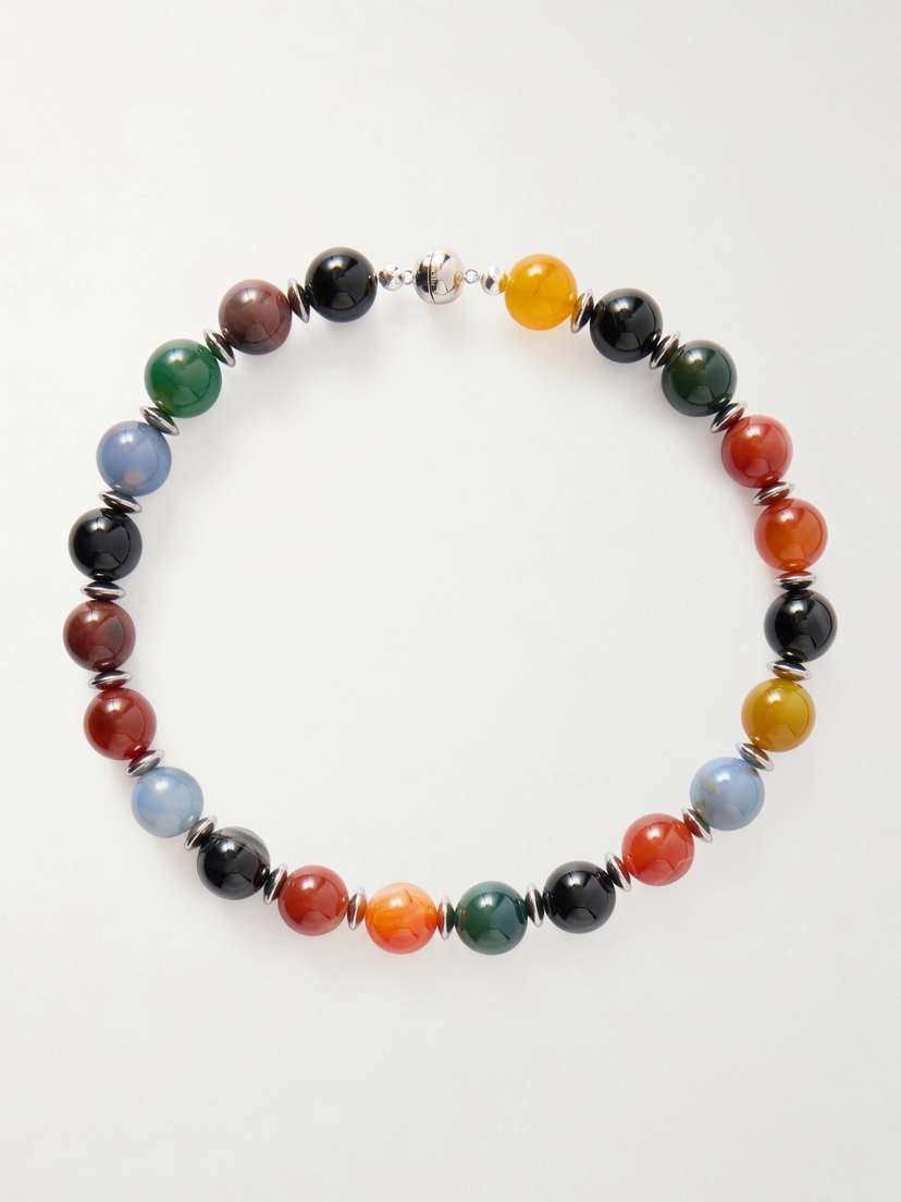 Julietta Mavis Silver-tone Beaded Necklace