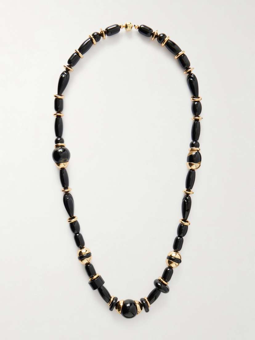 Julietta Ada Gold-tone Beaded Necklace
