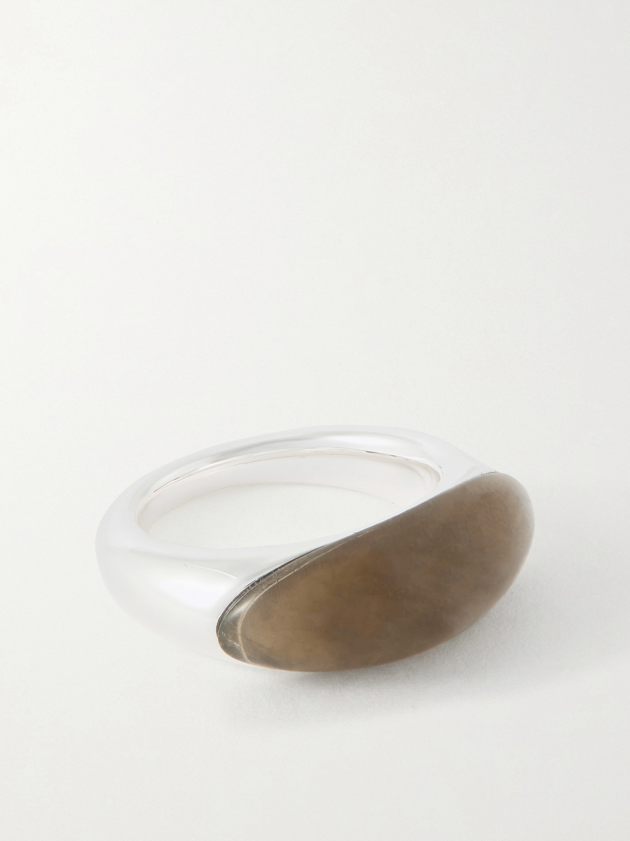 Lie Studio Beatrice Silver And Quartz Ring