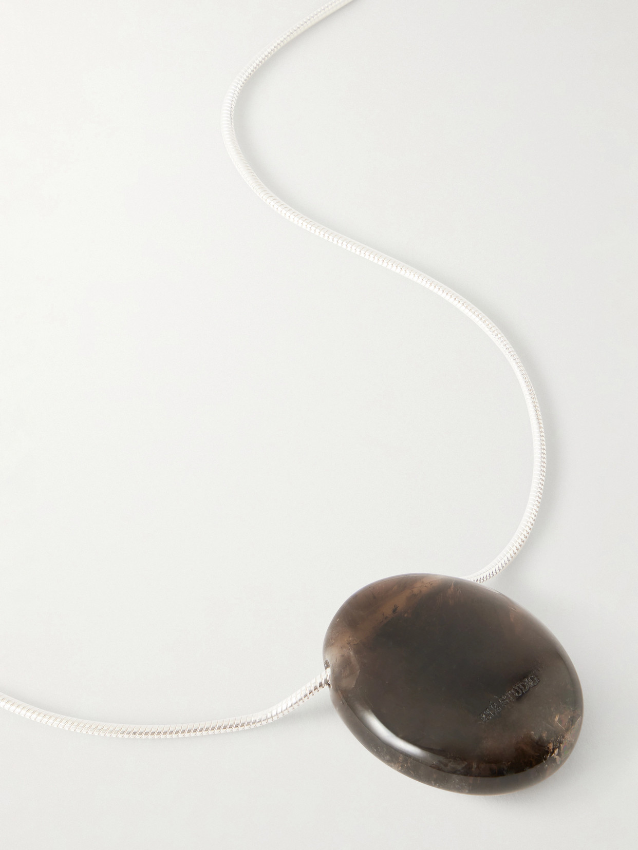 Lié Studio - The Julia Silver And Quartz Necklace