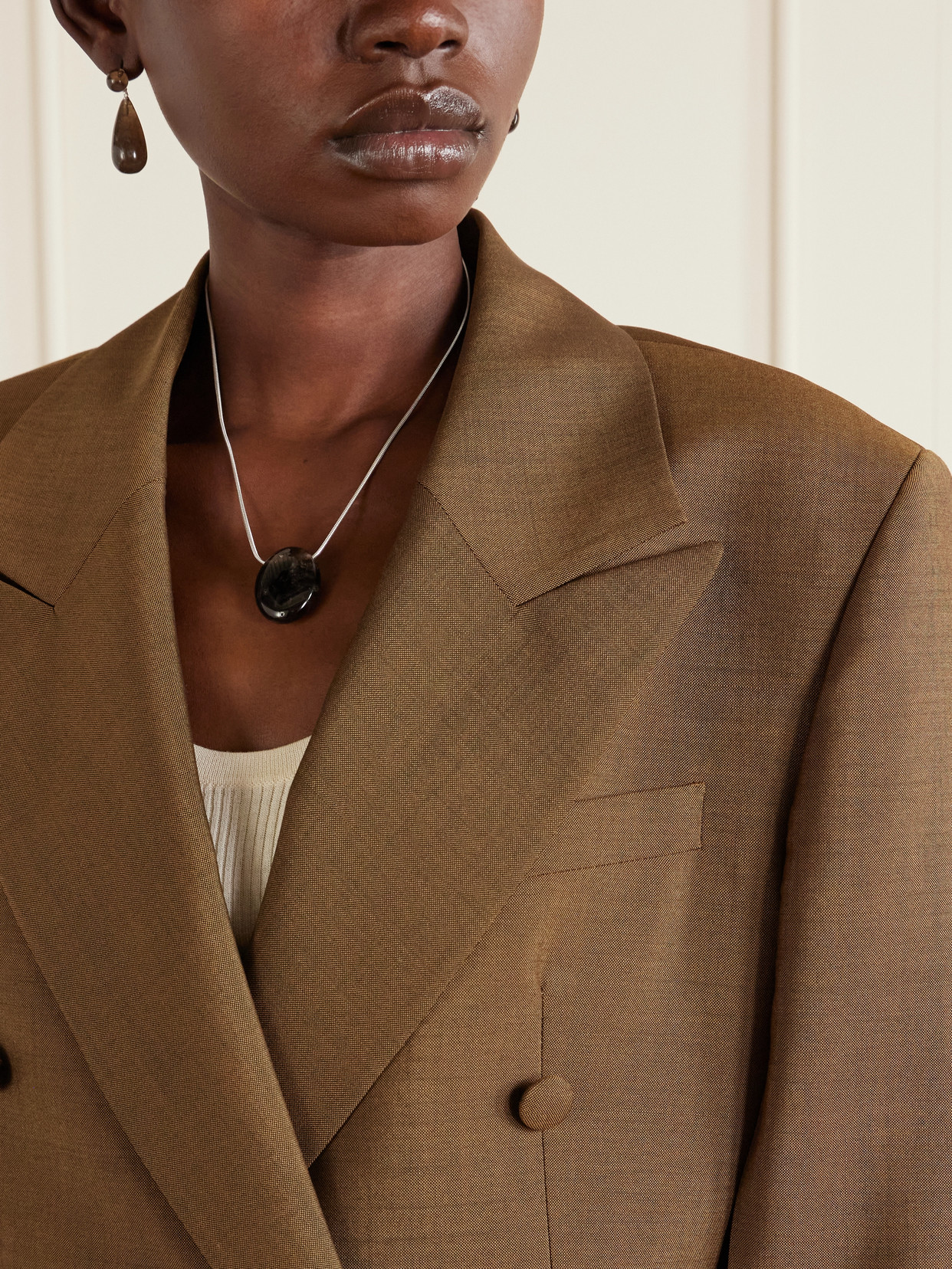 Lié Studio - The Julia Silver And Quartz Necklace