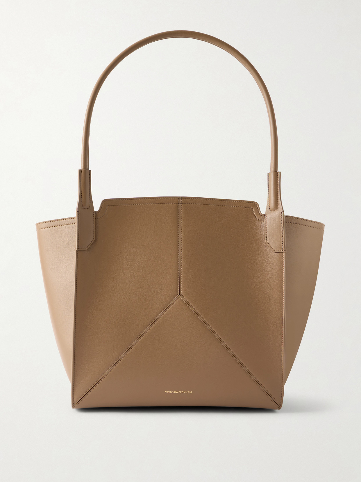 Victoria Beckham Victoria Leather Tote In Brown