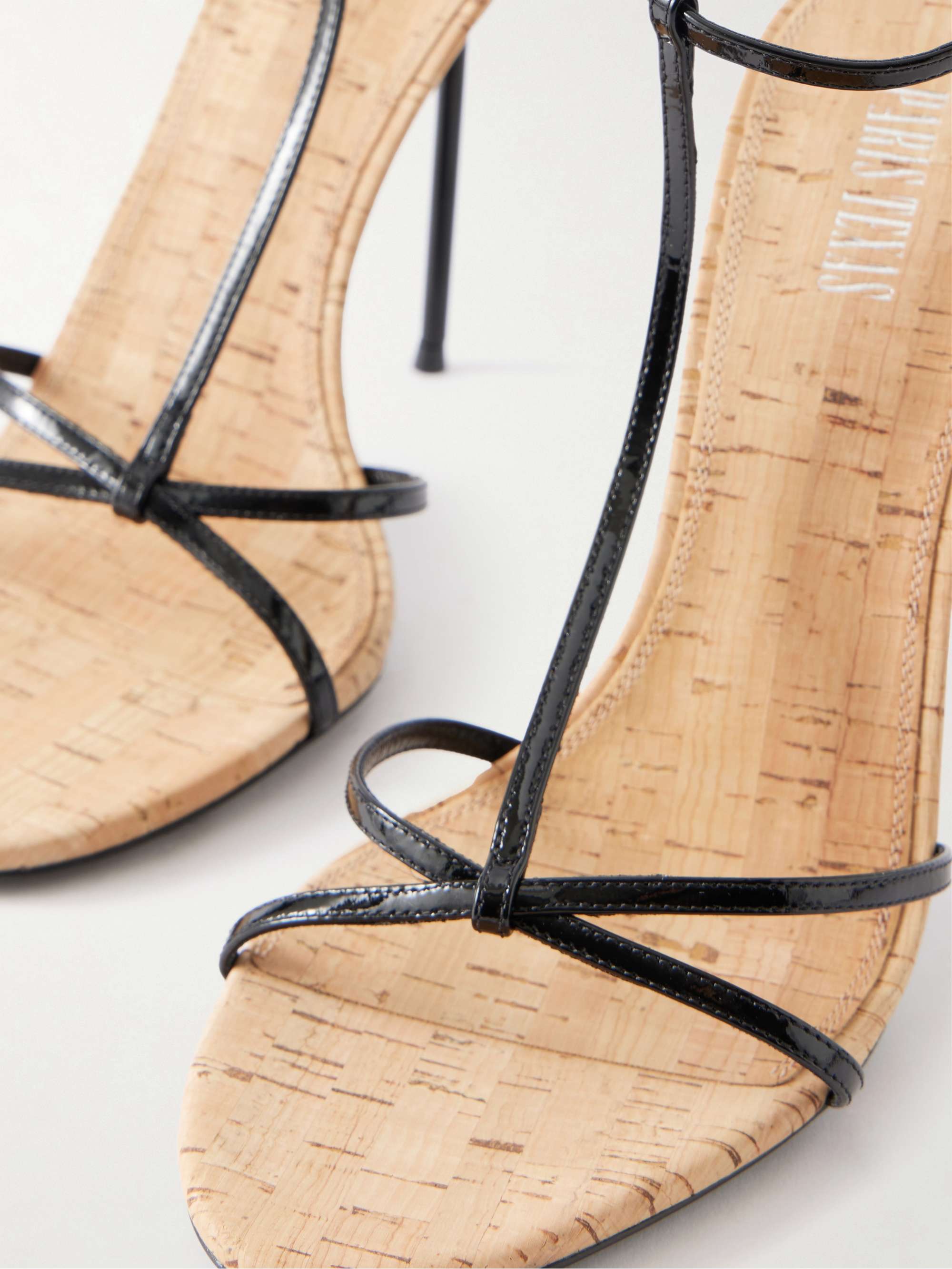 PARIS TEXAS Lidia105 patent-leather sandals | NET-A-PORTER