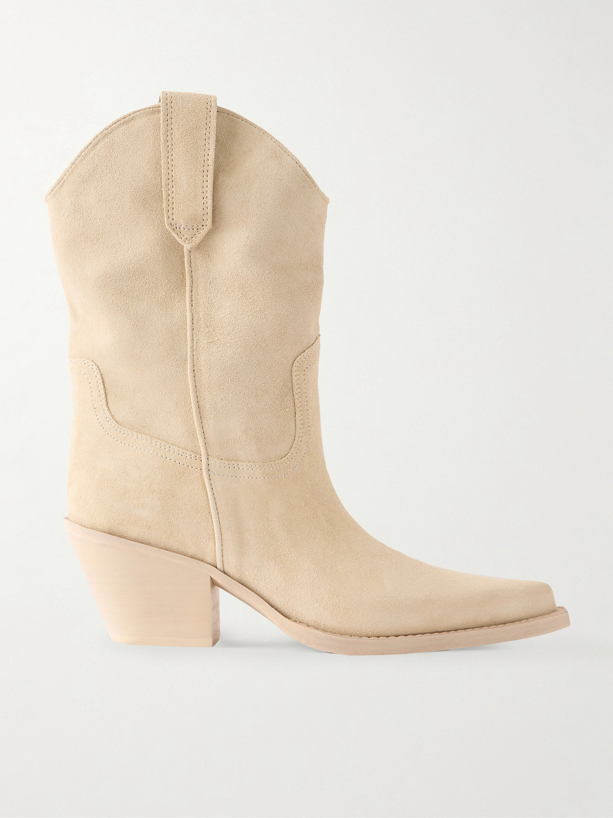 Paris Texas Dakota Suede Ankle Boots In Neutral