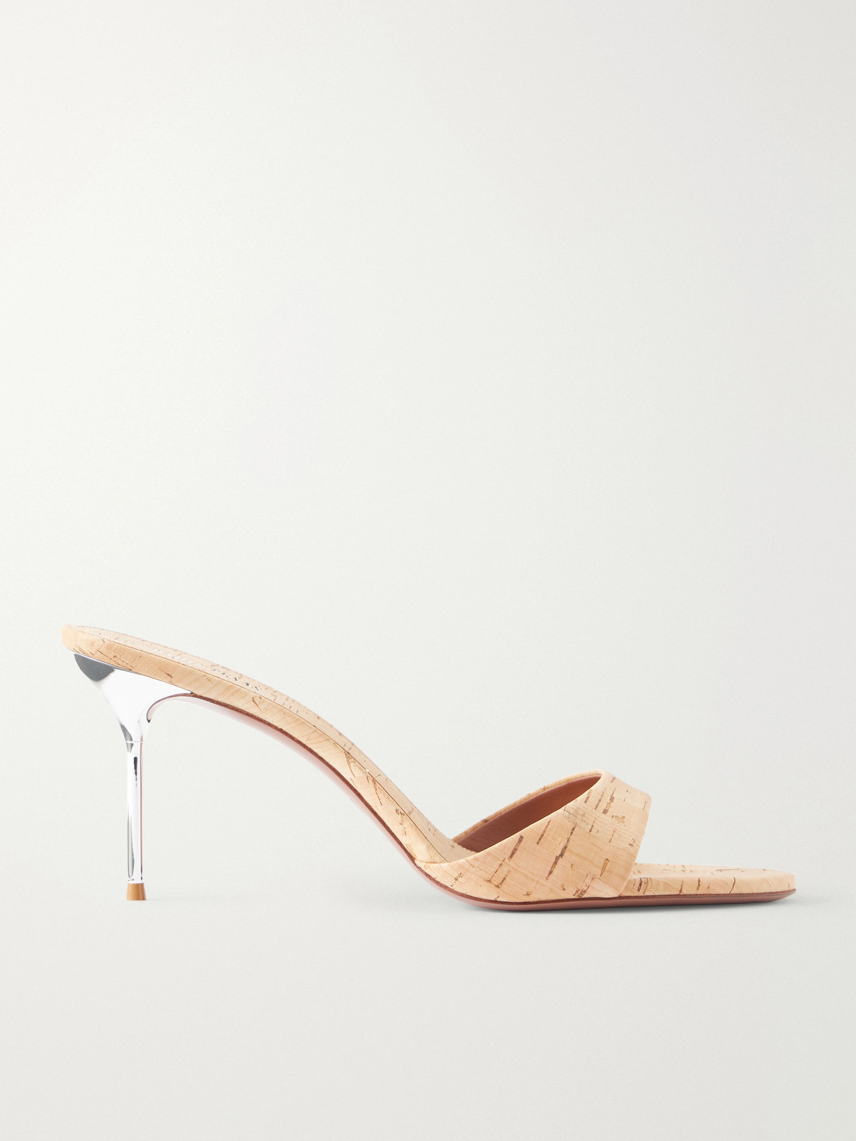 Paris Texas Lidia Cork Mules In Brown