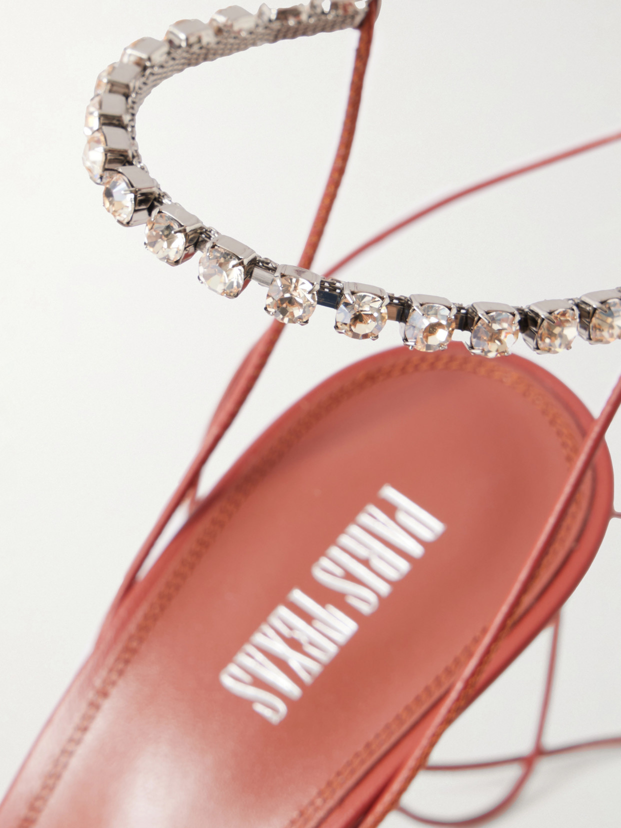 Lidia 105 Embellished Lace-Up Sandals