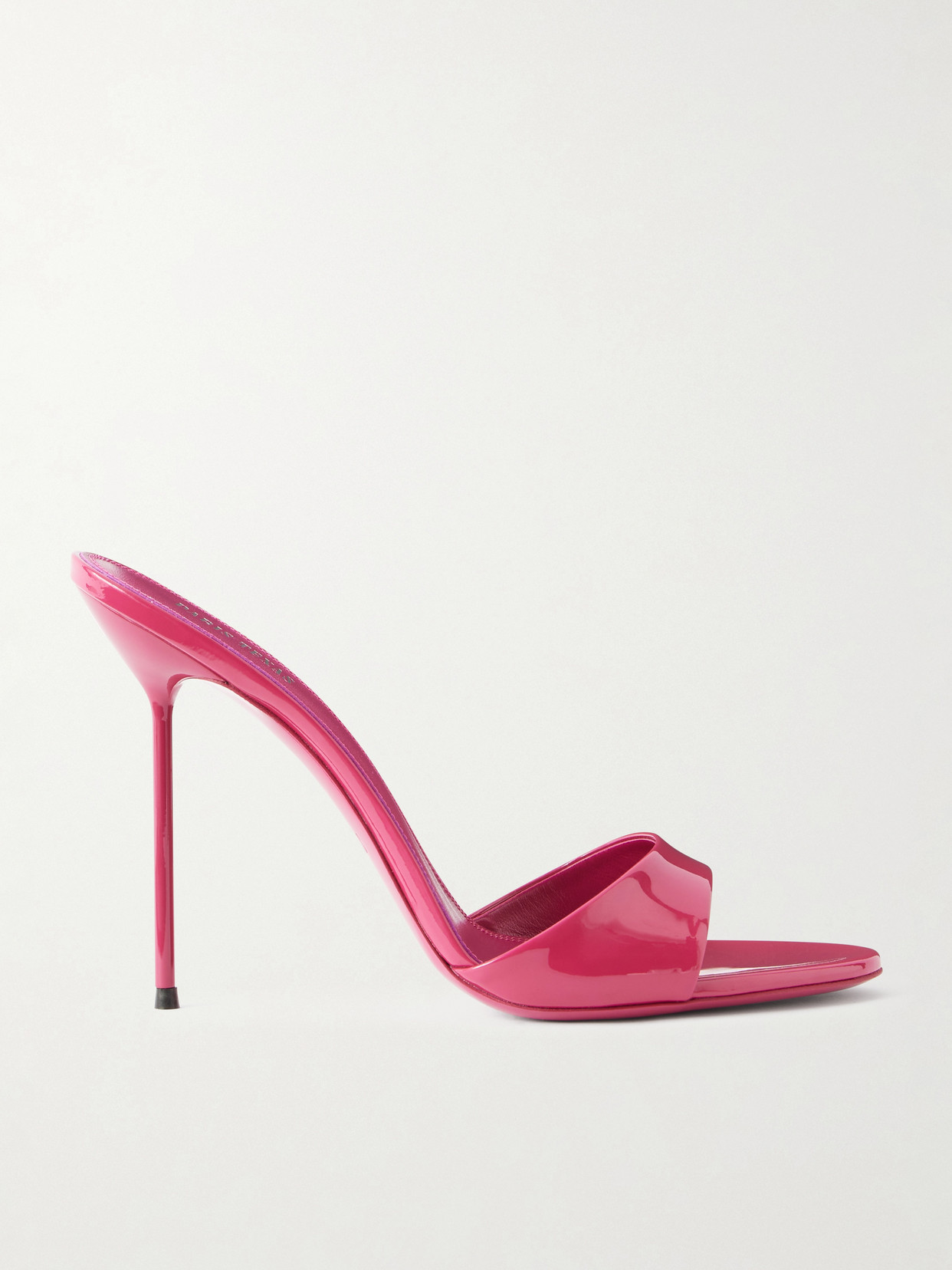 Paris Texas Lidia Patent-leather Mules In Pink