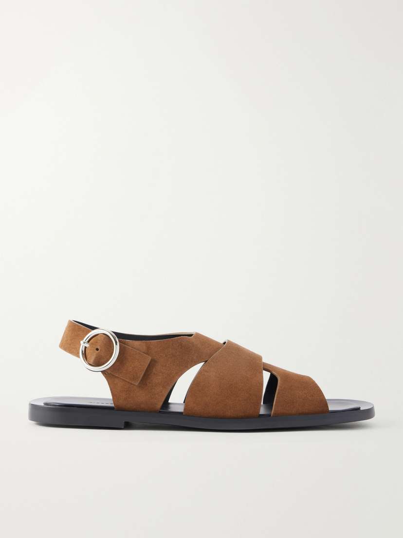 Proenza Schouler Capri Fisherman Suede Sandals