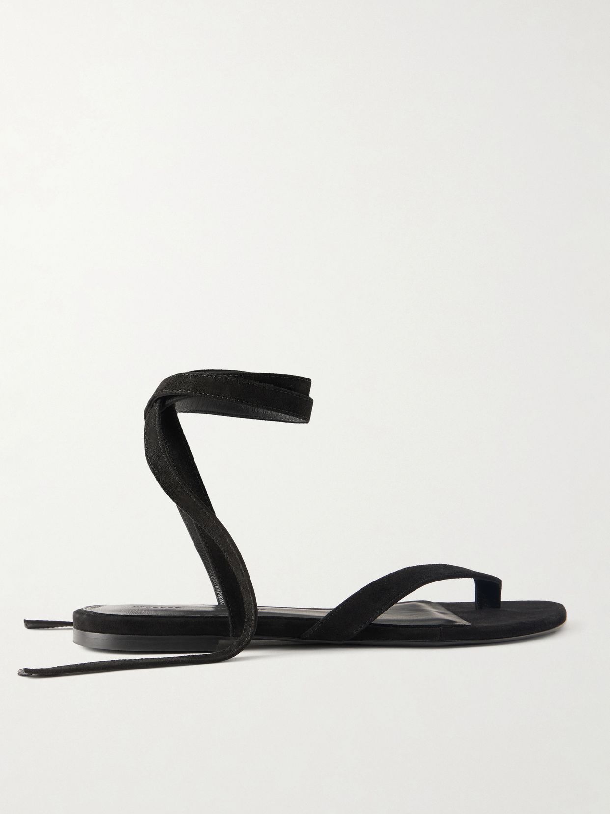 tee suede sandals