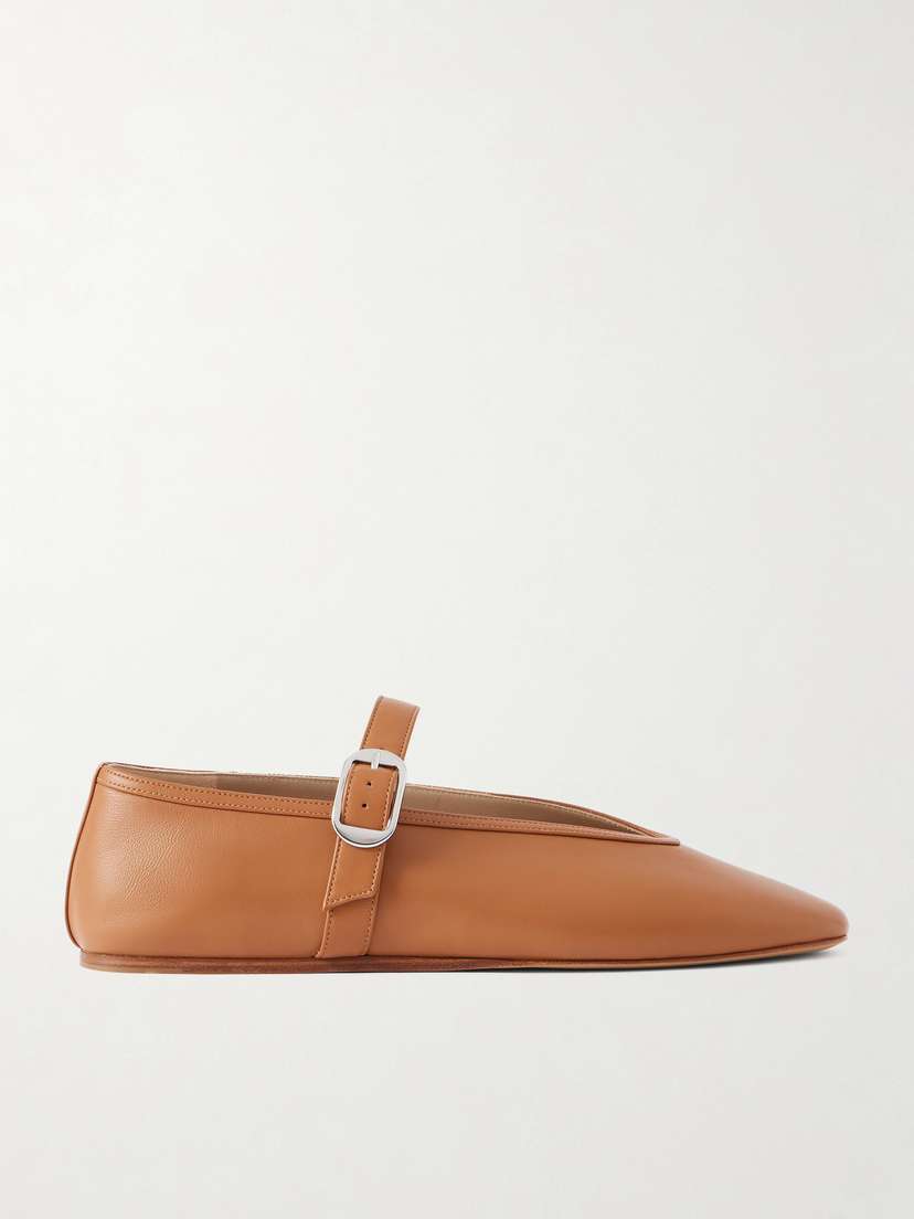 Le Monde Béryl Stella Leather Mary Jane Ballet Flats