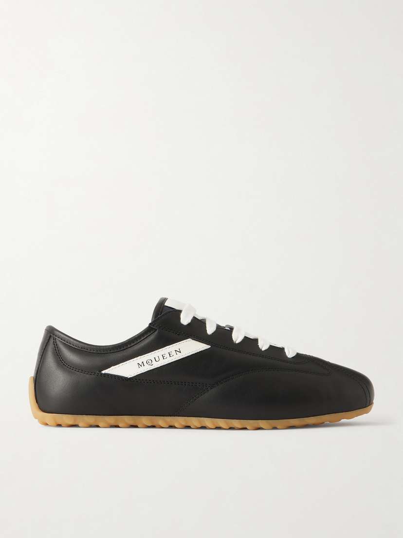 McQueen Boxe Leather Sneakers