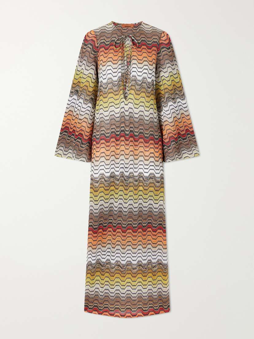 Missoni Mare Striped Metallic Crochet-knit Coverup | Thumbnail 5 Missoni Mare Striped Metallic Crochet-knit Coverup | Thumbnail 5