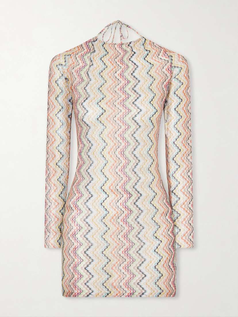 Missoni Striped Mesh Coverup