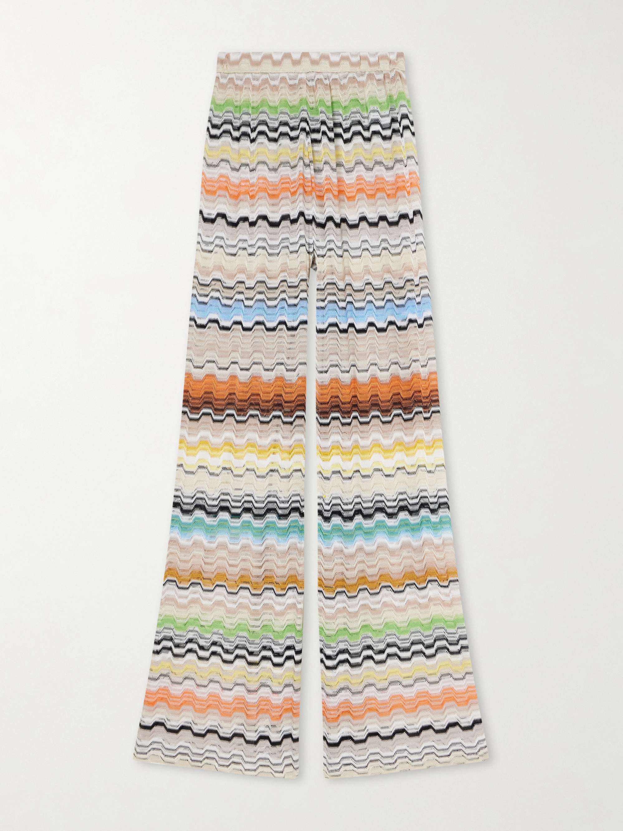 MISSONI Crochet-knit wide-leg pants