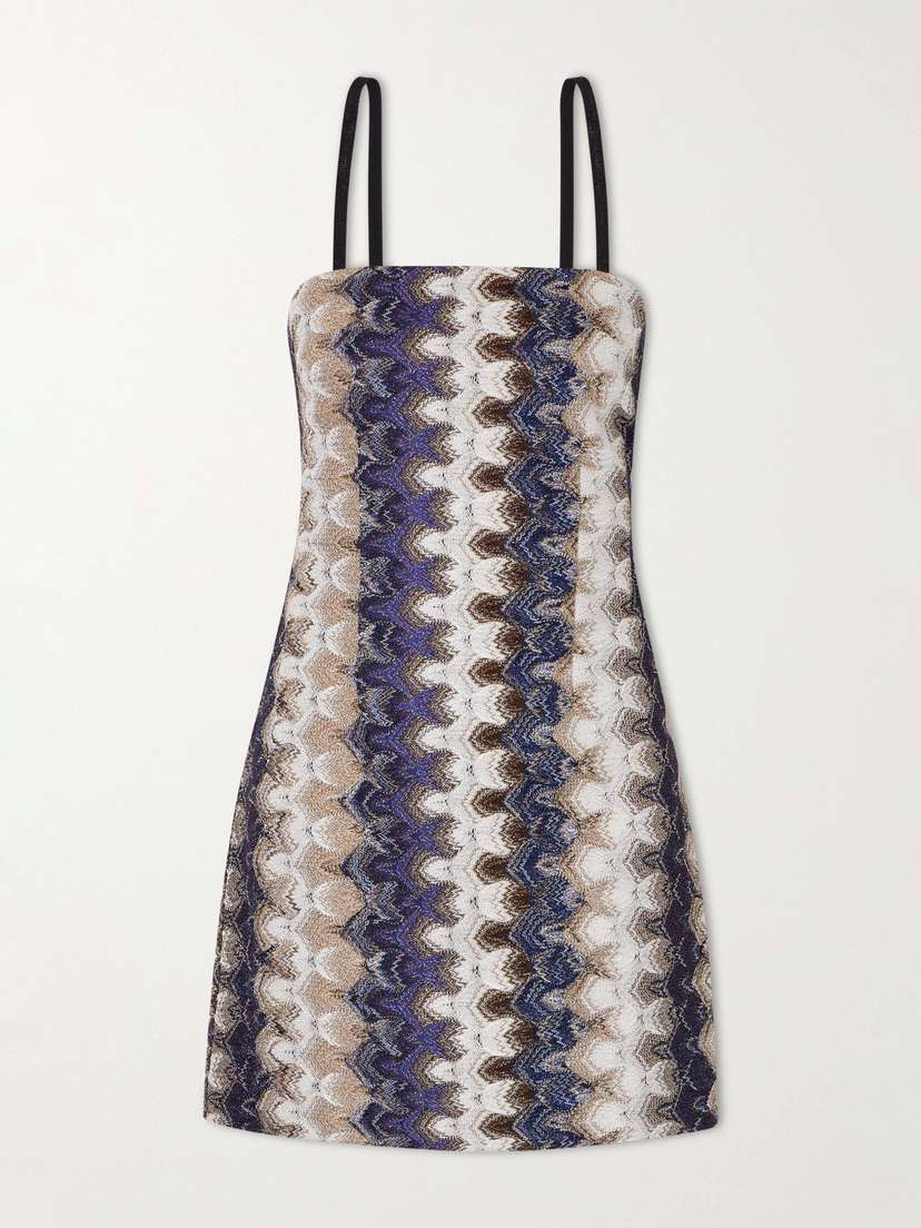 Missoni Crochet- Knit Mini Dress
