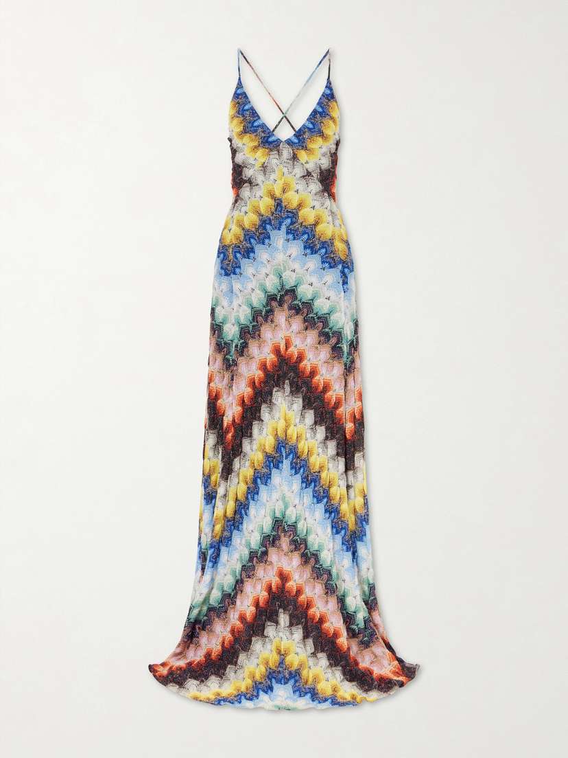 Missoni Striped Metallic Crochet-knit Maxi Dress | Thumbnail 5 Missoni Striped Metallic Crochet-knit Maxi Dress | Thumbnail 5