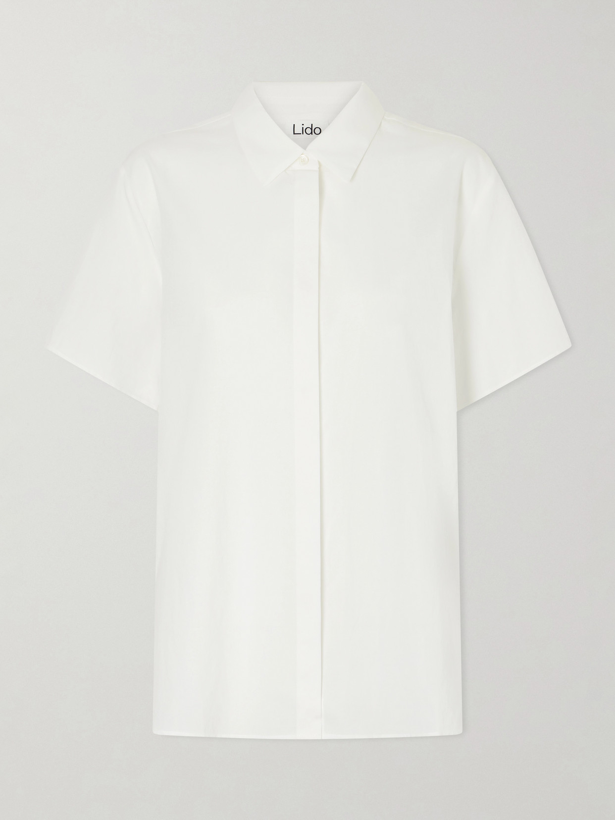 Lido Cotton Shirt In White