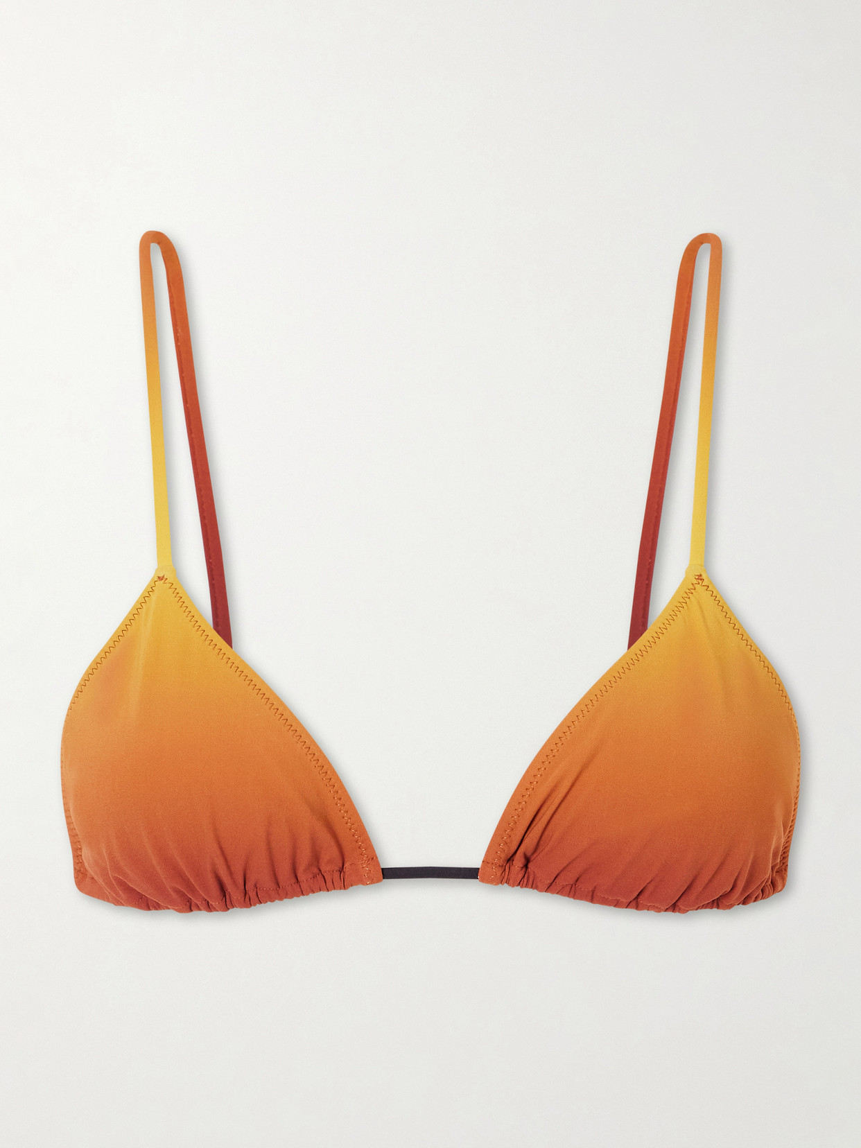 Lido Venti Dégradé Triangle Bikini In Orange