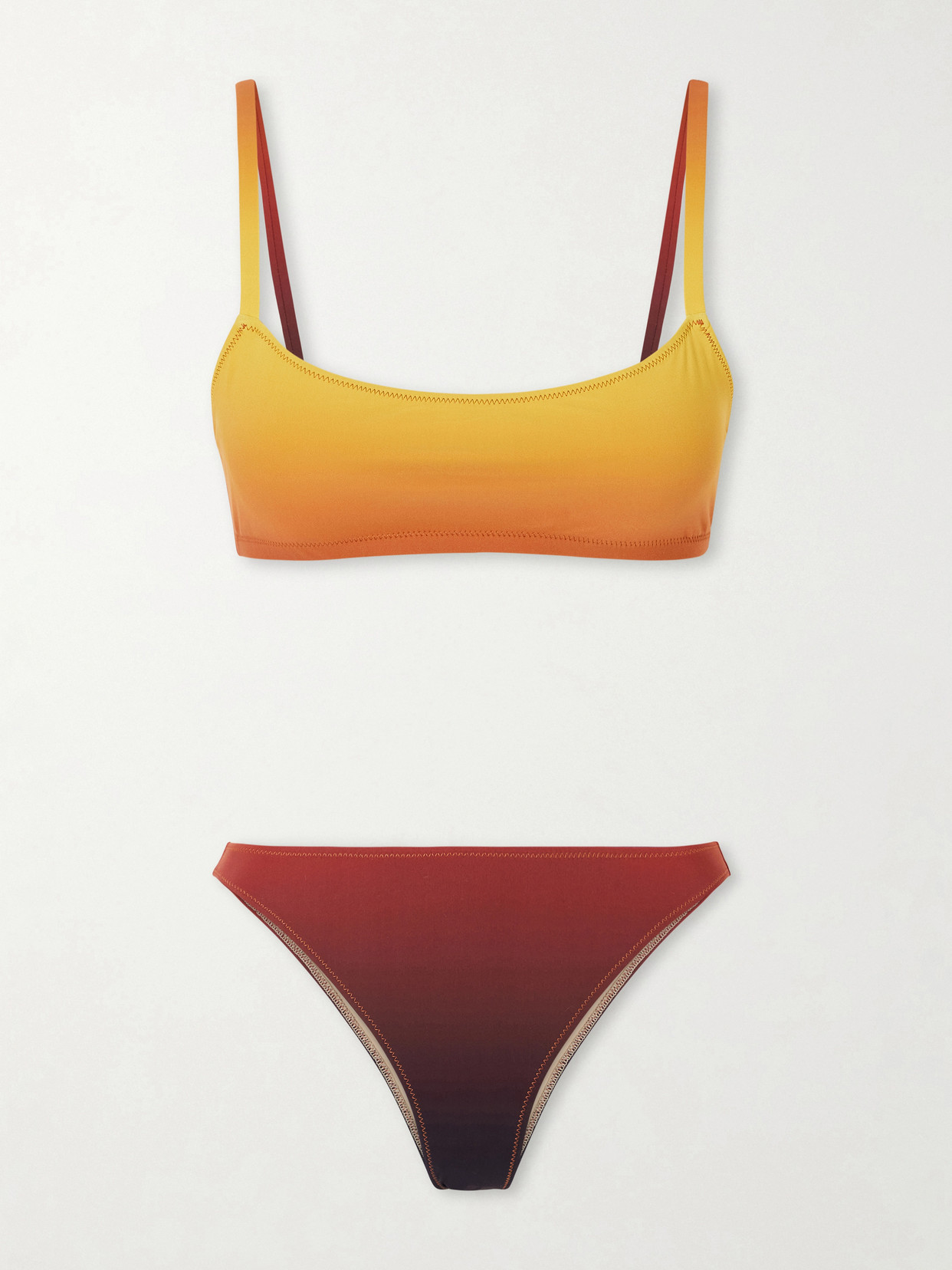 Lido Undici Dégradé Bikini In Orange