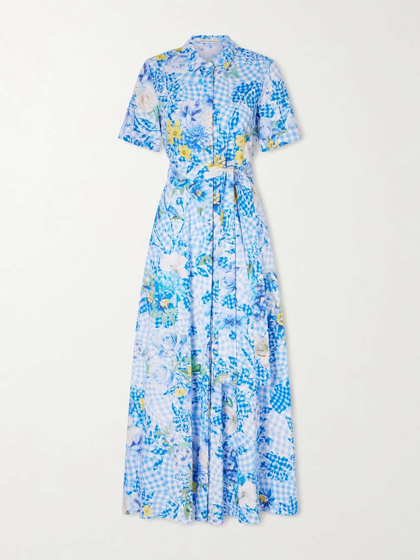 Mary Katrantzou Floral Cotton-blend Maxi Dress