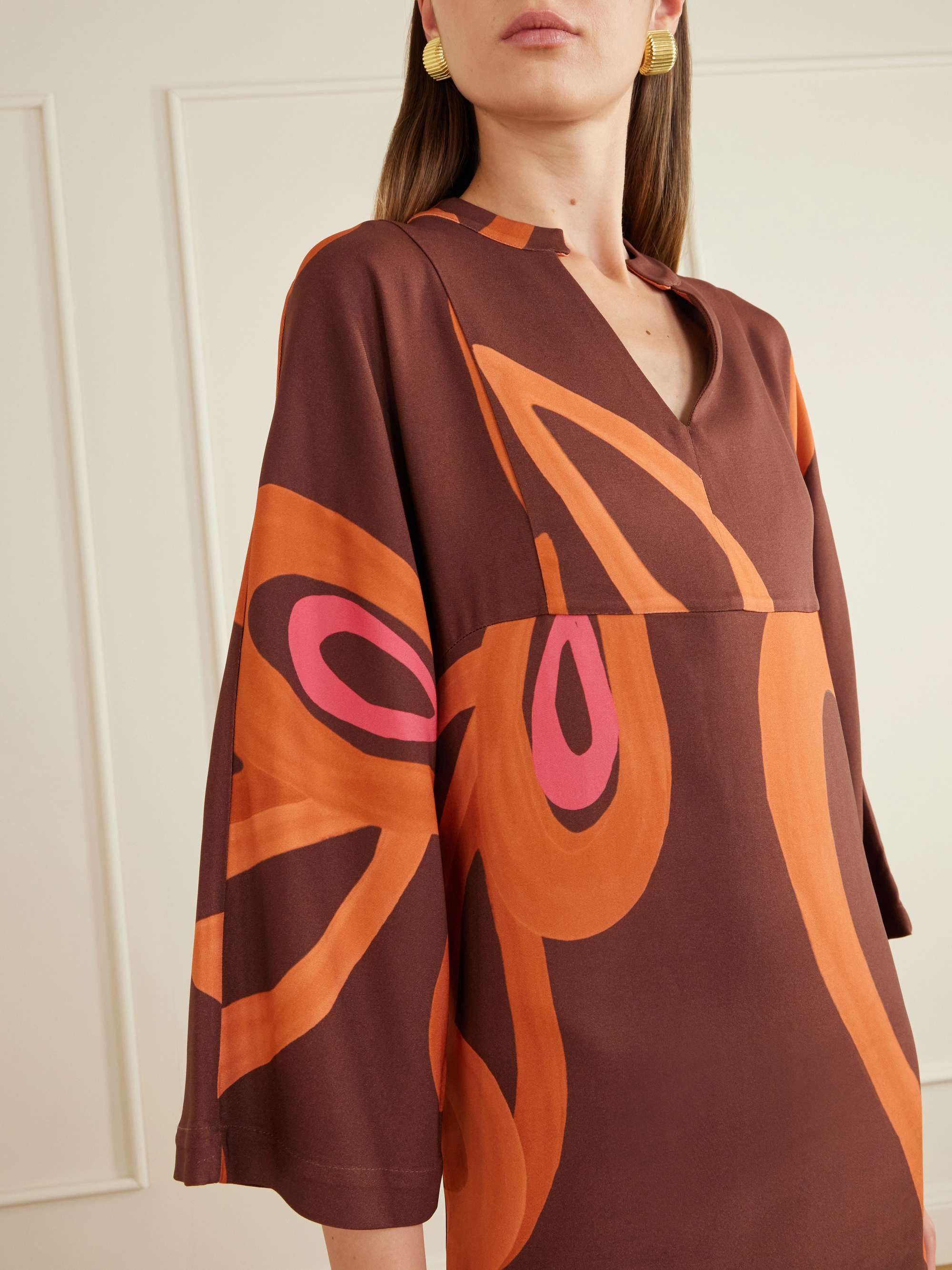 THEMIS Z Amalthea Sabra faille mini dress | NET-A-PORTER